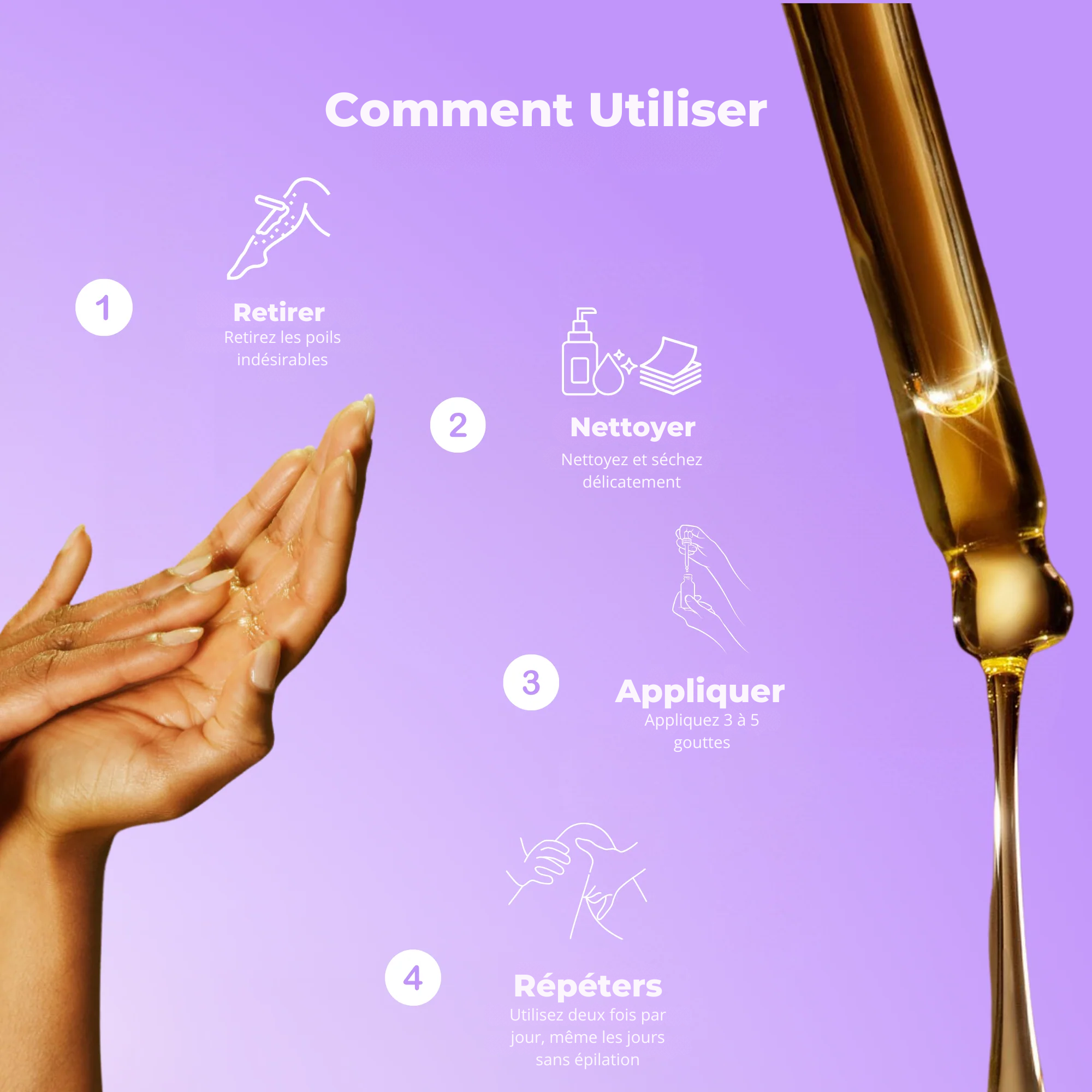 Cyperus - disparition définitve des poils !
